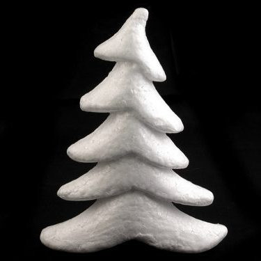 Polisztirol karácsonyfa 20 cm